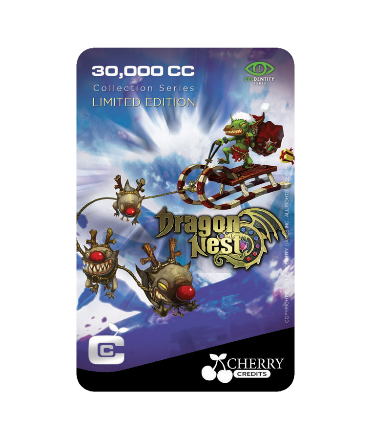 #017 | Limited Edition | Dragon Nest Special | X'mas Monster | 30,000 CC