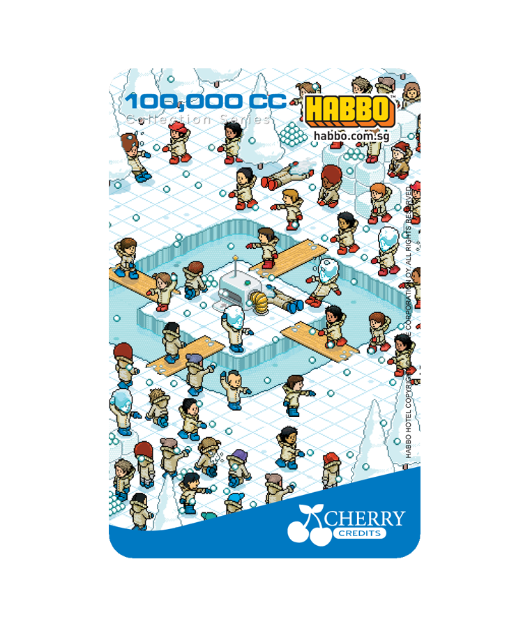 #061 | Cherry Credits | Nostalgic Games Series | Habbo Design 1 | 100,000 CC