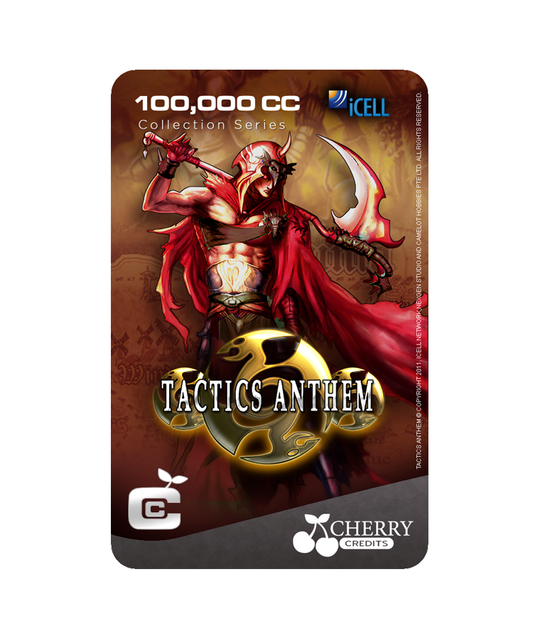 #054 | Cherry Credits | Nostalgic Games Series | Tactics Anthem Design 1 | 100,000 CC